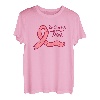 Damen Im Oktober tragen wir eine pinke Schleife für Brustkrebs-Bewusstsein für Frauen. T-Shirt