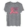 Damen Im Oktober tragen wir eine pinke Schleife für Brustkrebs-Bewusstsein für Frauen. T-Shirt