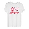 Damen Im Oktober tragen wir eine pinke Schleife für Brustkrebs-Bewusstsein für Frauen. T-Shirt