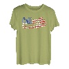 Collierville City Tennessee Amerikanische Flagge T-Shirt