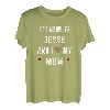 Jesse Ich liebe meine Mutter Süßer persönlicher Muttertag T-Shirt