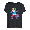 Hockey Einhorn Eishockey Mädchen Einhorn T-Shirt
