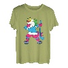Hockey Einhorn Eishockey Mädchen Einhorn T-Shirt