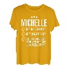 Michelle Vorname Geschenk-Idee Geburtstag Namensgeschenk T-Shirt
