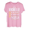 Michelle Vorname Geschenk-Idee Geburtstag Namensgeschenk T-Shirt