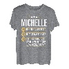 Michelle Vorname Geschenk-Idee Geburtstag Namensgeschenk T-Shirt