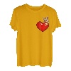 Valentinstag Katze mit rotem Herz, süßes Kätzchen, Valentinstag T-Shirt