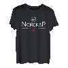 Hapfox Motorrad Norwegen Urlaub Motorradfahrer T-Shirt