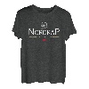 Hapfox Motorrad Norwegen Urlaub Motorradfahrer T-Shirt