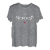 Hapfox Motorrad Norwegen Urlaub Motorradfahrer T-Shirt