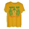 Motorrad St. Patricks Day Kiss Me I'm A Biker T-Shirt