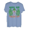 Motorrad St. Patricks Day Kiss Me I'm A Biker T-Shirt