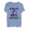 Damen Mein Besen ist kaput Auch fahre ich jetzt Motorrad Halloween T-Shirt