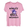Damen Mein Besen ist kaput Auch fahre ich jetzt Motorrad Halloween T-Shirt