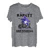 Damen Mein Besen ist kaput Auch fahre ich jetzt Motorrad Halloween T-Shirt