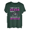 Damen Früher Hatten Hexen Besen Heute Fahren Sie Motorrad Bikerin T-Shirt