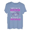 Damen Früher Hatten Hexen Besen Heute Fahren Sie Motorrad Bikerin T-Shirt
