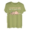 Niedlicher Kawaii Lazy Chibi kleiner Drache lustig T-Shirt