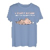 Niedlicher Kawaii Lazy Chibi kleiner Drache lustig T-Shirt