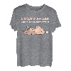 Niedlicher Kawaii Lazy Chibi kleiner Drache lustig T-Shirt