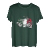 Vespa Scooter Vintage Retro Italienische Flagge T-Shirt