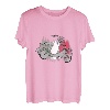 Vespa Scooter Vintage Retro Italienische Flagge T-Shirt