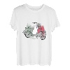 Vespa Scooter Vintage Retro Italienische Flagge T-Shirt