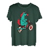 Pferde Mofa Moped Motorrad Lustig T-Shirt
