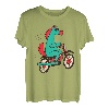 Pferde Mofa Moped Motorrad Lustig T-Shirt