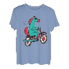 Pferde Mofa Moped Motorrad Lustig T-Shirt