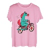 Pferde Mofa Moped Motorrad Lustig T-Shirt