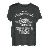 Biker: Never Underestimate An Old Man On A Trike - Motorrad T-Shirt