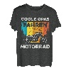 Herren Coole Opas fahren Motorrad | Motorradfahrer Biker Großvater T-Shirt