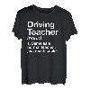 Fahrlehrer Definition Lustiges Schullehrerauto T-Shirt