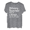 Fahrlehrer Definition Lustiges Schullehrerauto T-Shirt
