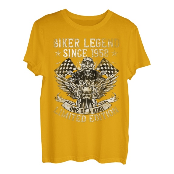 Biker Legend Since 1958 Motorrad 65. Geburtstags Biker T-Shirt