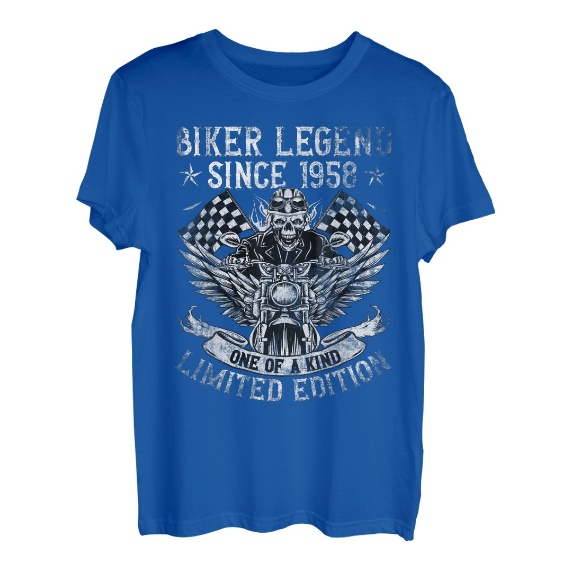 Biker Legend Since 1958 Motorrad 65. Geburtstags Biker T-Shirt