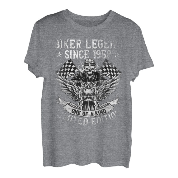 Biker Legend Since 1958 Motorrad 65. Geburtstags Biker T-Shirt