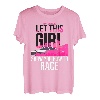 Car Racing Karierte Flagge Automobile Female Motor Racer T-Shirt