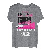 Car Racing Karierte Flagge Automobile Female Motor Racer T-Shirt