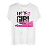 Car Racing Karierte Flagge Automobile Female Motor Racer T-Shirt