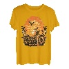 Stunning Retro Vintage Motorcycle Classic Sunset Chopper T-Shirt