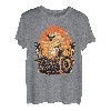 Stunning Retro Vintage Motorcycle Classic Sunset Chopper T-Shirt