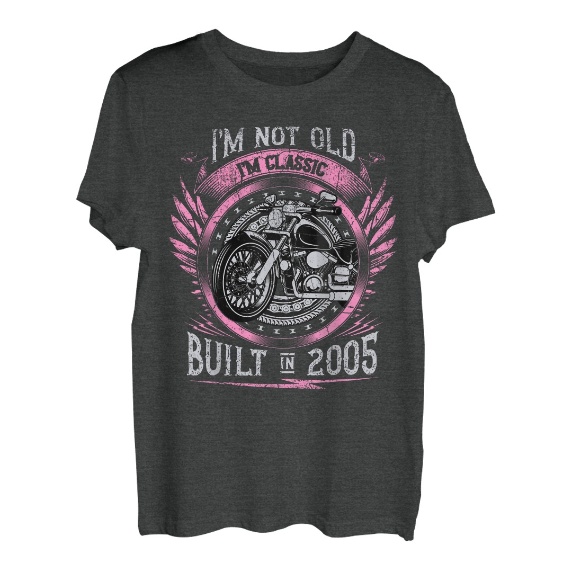 I'm Not Old I'm Classic Built 2005 Motorrad 18. Geburtstags T-Shirt