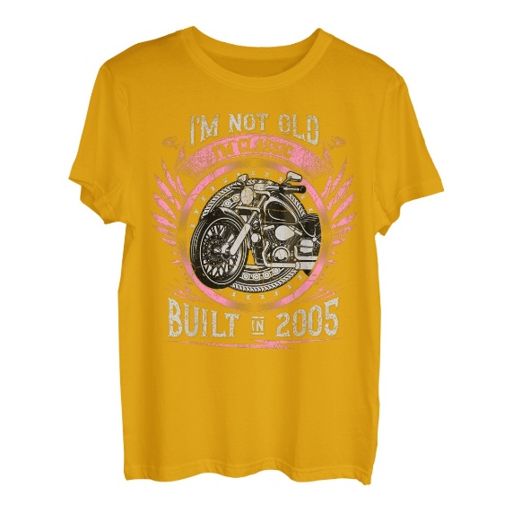I'm Not Old I'm Classic Built 2005 Motorrad 18. Geburtstags T-Shirt