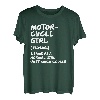 Motorrad Mädchen Definition lustig T-Shirt