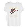 Gute Mädchen gehen in den Himmel Motorradfahren Motorrad T-Shirt