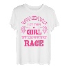 Car Racing Karierte Flagge Automobile Female Motor Racer T-Shirt