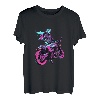 Anime Biker Motorradfahrer Japanischer Otaku Cyberpunk T-Shirt
