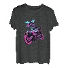 Anime Biker Motorradfahrer Japanischer Otaku Cyberpunk T-Shirt